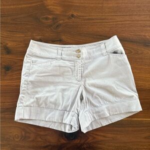 White House Black Market Soft Gray Women's Shorts